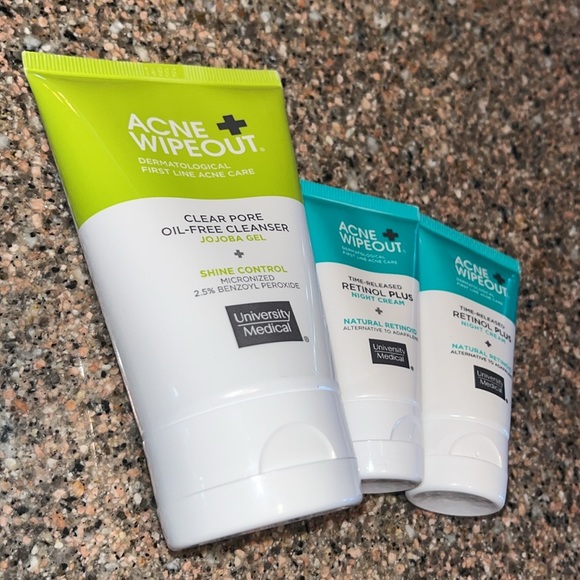 Acne Wipeout Other - New Acne Face Wash and Night Cream X 2